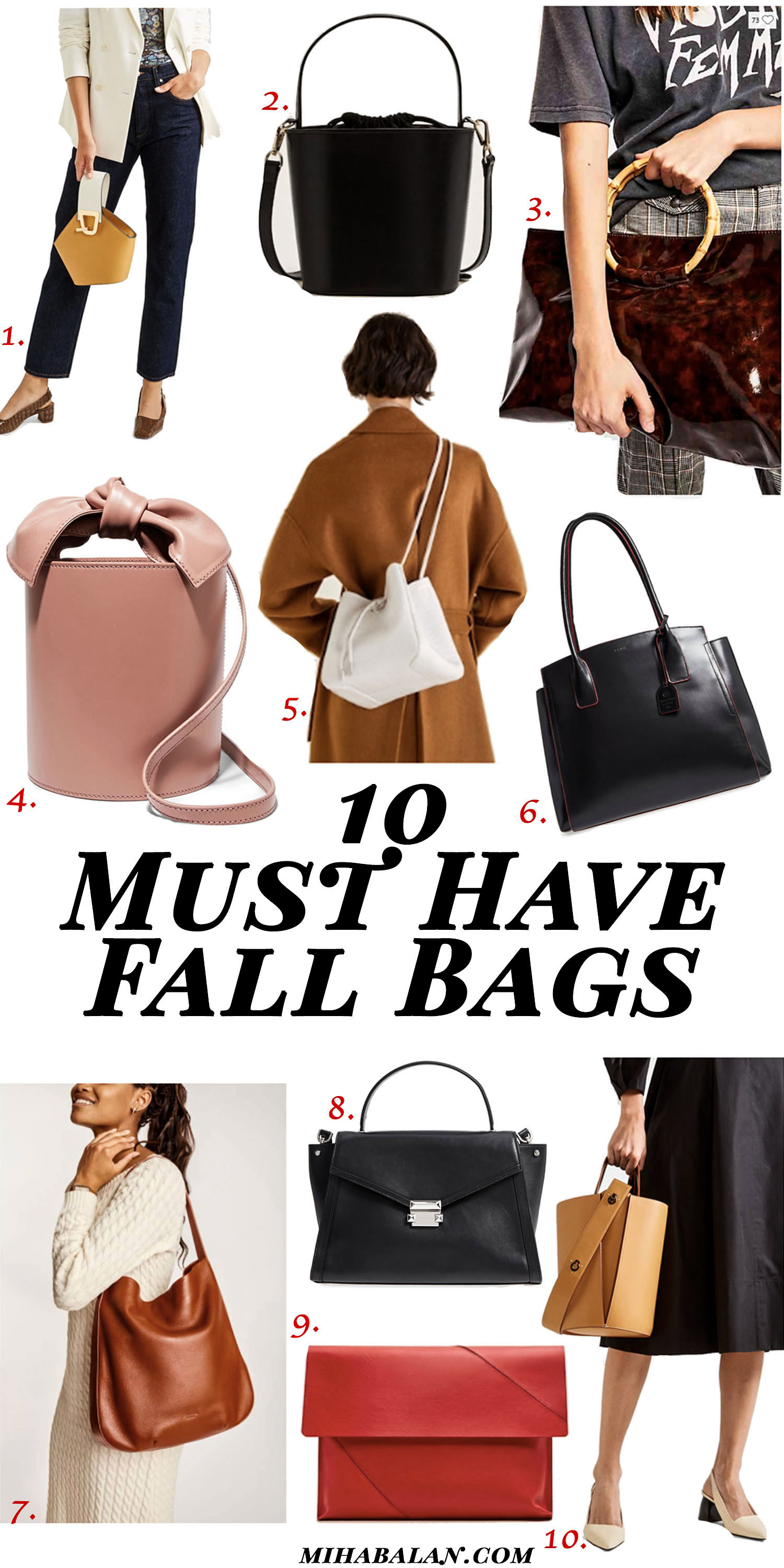 10 must have fall bags, bags to match every fall outfit, fall accessory, fall fashion